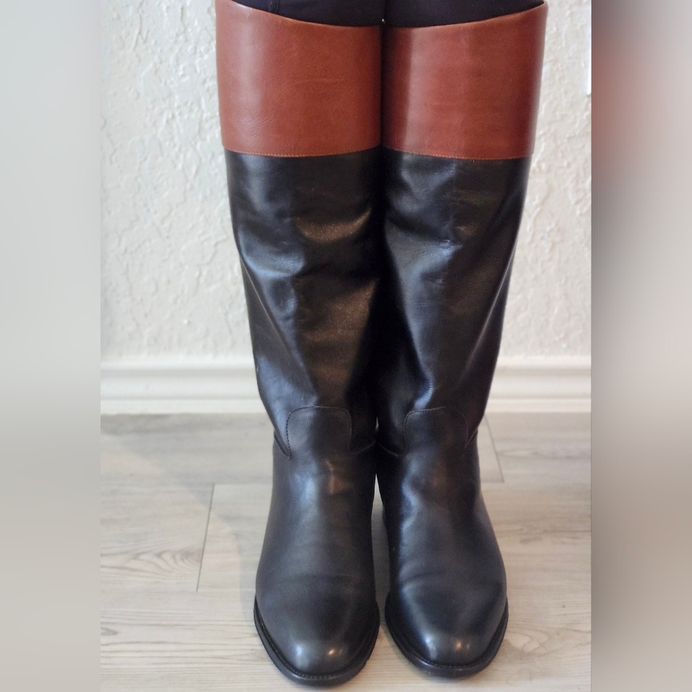 Clifford Willis two-tone Leather Boots size 10